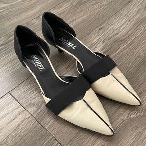 Nobel ladies leather heels made in Italy